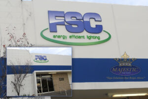 Digital Print Commerical Sign with Letter Foam & Aluminum Face for Rancho Cucamonga Lighting Company