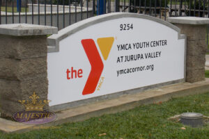 Monument Sign Reface - Youth Center, Corona Norco