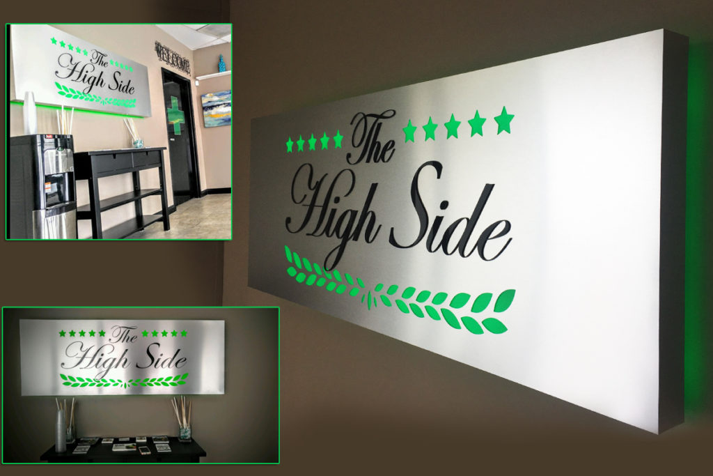 High Side Lobby Signs
