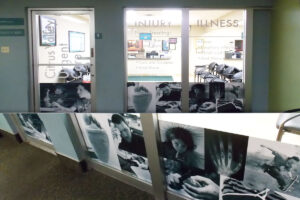 Window & Door Graphic Decals - Urgent Care Center, Corona