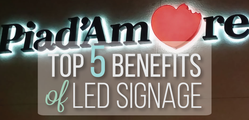 5 Benefits of LED Signs