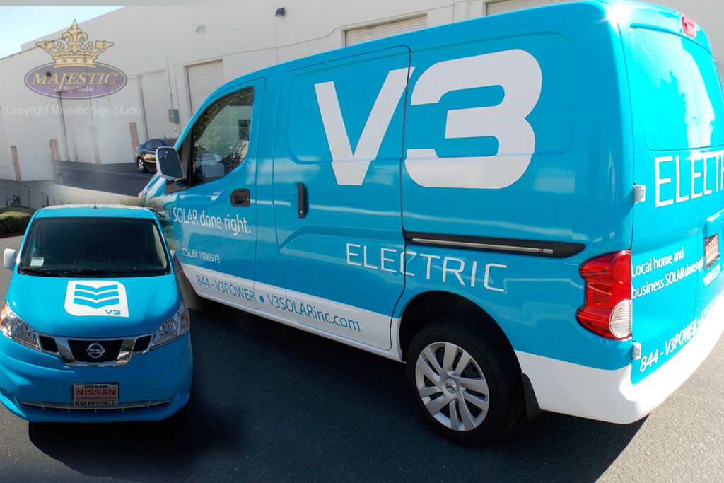 V3 Electric van Wraps