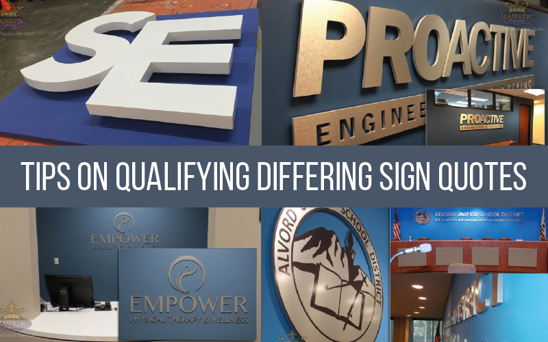 Comparing Sign Companies