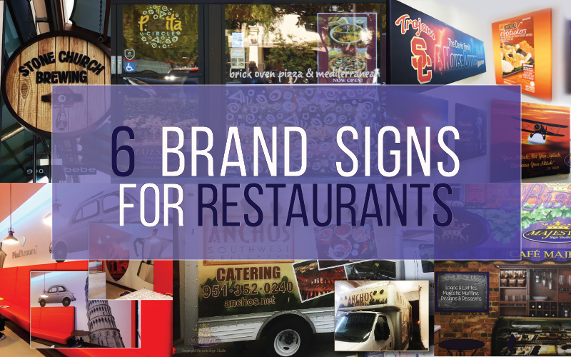 6 Unique Ways to Use Brand Signs in Your Restaurant