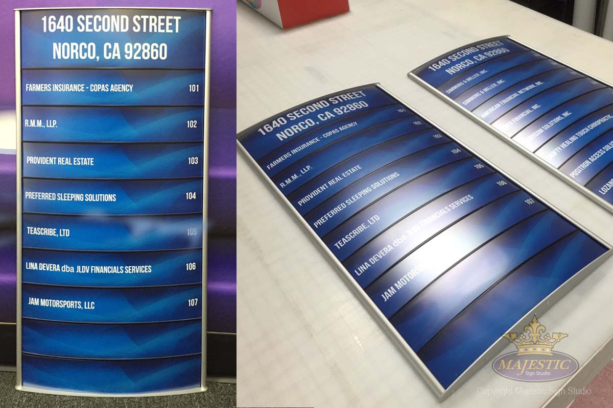 Custom Office Directory Sign ADA Compliant Signs - Custom Office Directory Sign