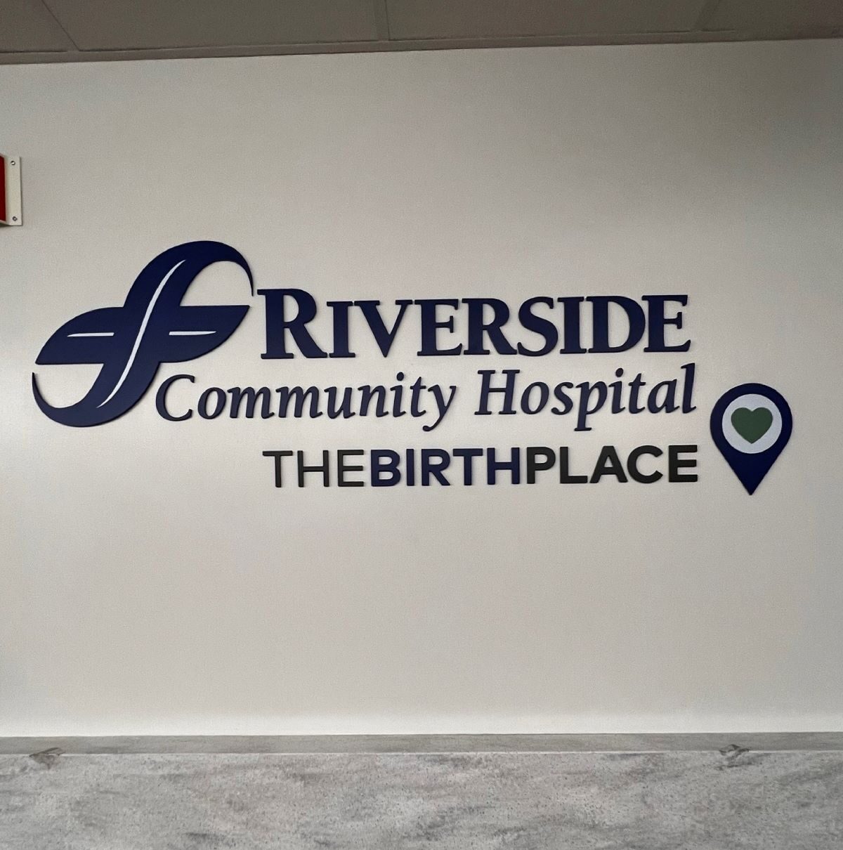 Riverside Lobby Signs Made by Majestic Sign Studio in Corona, CA