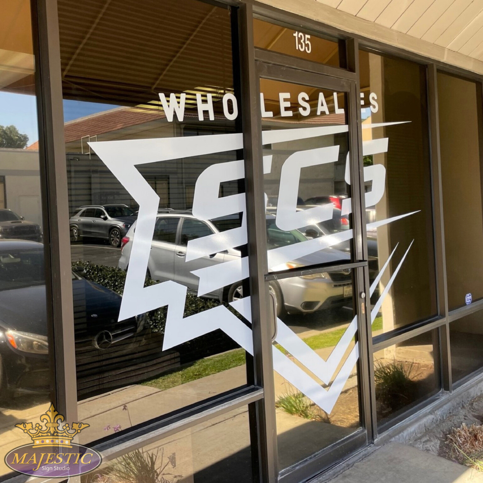 SCS Window Graphics Made by Majestic Sign Studio in Corona, CA