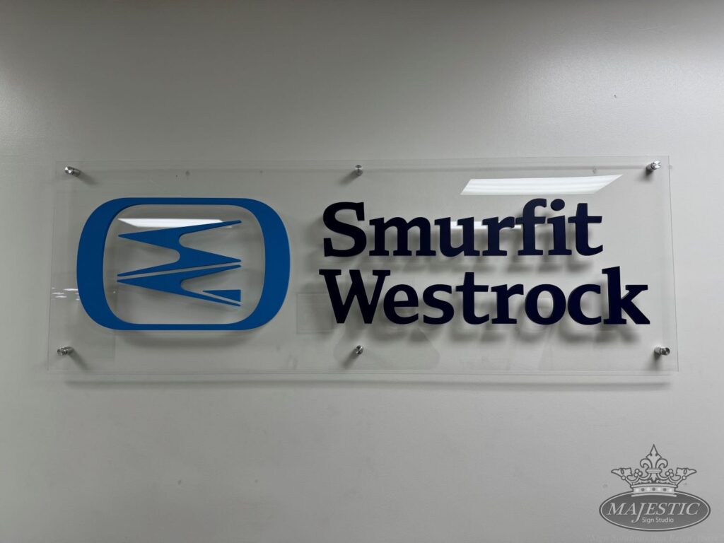 Smurfit Westrock Acrylic Signs Made By Majestic Sign Studio In Corona, CA