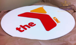 YMCA Building Sign with Painted PVC