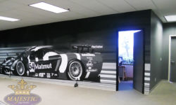 Custom Wall Mural for Commerical Office - Manufacturer of High Performance Vehicles