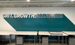 Grit, Growth, Greatness Custom Wall Murals In Southern California- Majestic Sign Studio