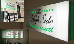 High Side Lobby Signs