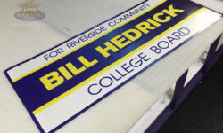 Bill Hedrick trade show signs