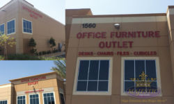 Office furniture outlet Building Signs