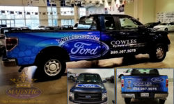 Custom Truck Wraps - Ford Dealership, Cowles