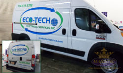 Partial Van Wrap - Electrical Services, Orange County