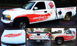 Partial Truck Wrap and Vehicle Decals - Painting Company, Santa Ana