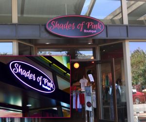 LED Custom Signs - Push Through Acrylic