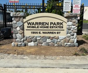 Monument sign company in New York providing custom entrance signage